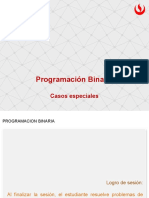 Programación Binaria: Casos Especiales