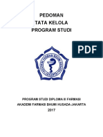 Pedoman Tata Kelola Prodi