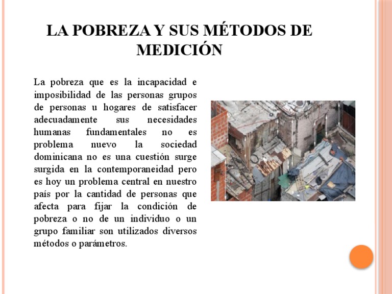 La Pobreza y Sus Métodos de Medición | PDF