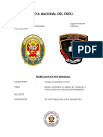 Policía Nacional Del Perú: Trabajo Aplicativo Individual