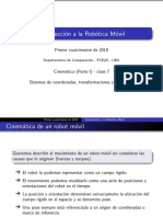 Introducci Onalarob Otica M Ovil: Primer Cuatrimestre de 2018