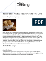 Bakery-Style Muffins Recipe - Create Your Own