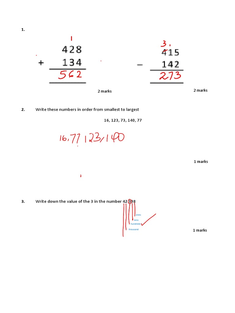 Year 6 Math | PDF | Elementary Mathematics | Mathematics