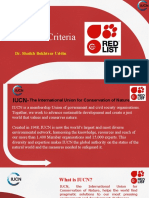 Red List Criteria: Dr. Shaikh Bokhtear Uddin