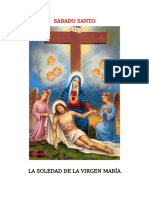 Sabado Santo: La Soledad de La Virgen María