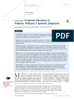 Cardiac Troponin Elevation in Patients Without A Speci Fic Diagnosis