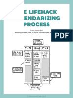 The Lifehack Calendarizing Process