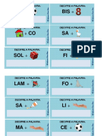 Decifre A Palavra - Letra Bastão - Palavra Dentro de Palavra