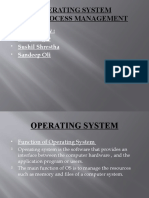 Operating System and Process Management: Presented By: Suraj Magar Sushil Shrestha Sandeep Oli