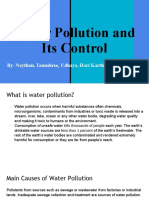Water Pollution and Its Control