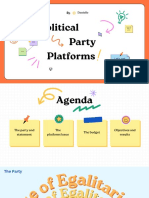Political Party Platforms: Danielle