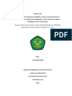 Makalah Prosedur Pelaksanaan Kredit Tanpa Agunan Pada Pt. Bank Rakyat Indonesia (Persero) - Tbk. Kantor Cabang Pembantu Unit Siliwangi