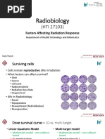 Lecture 11 Factors Affecting Radiation Response