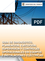 Guia de Diagnóstico, Planeación, Ejecución, Supervisión Y Controles Operacionales en Equipos E Instalaciones Eléctricas