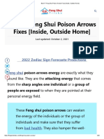 Best 17 Feng Shui Poison Arrows Fixes [Inside, Outside Home]