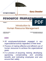 Introduction To Human Resource Management: Gary Dessler