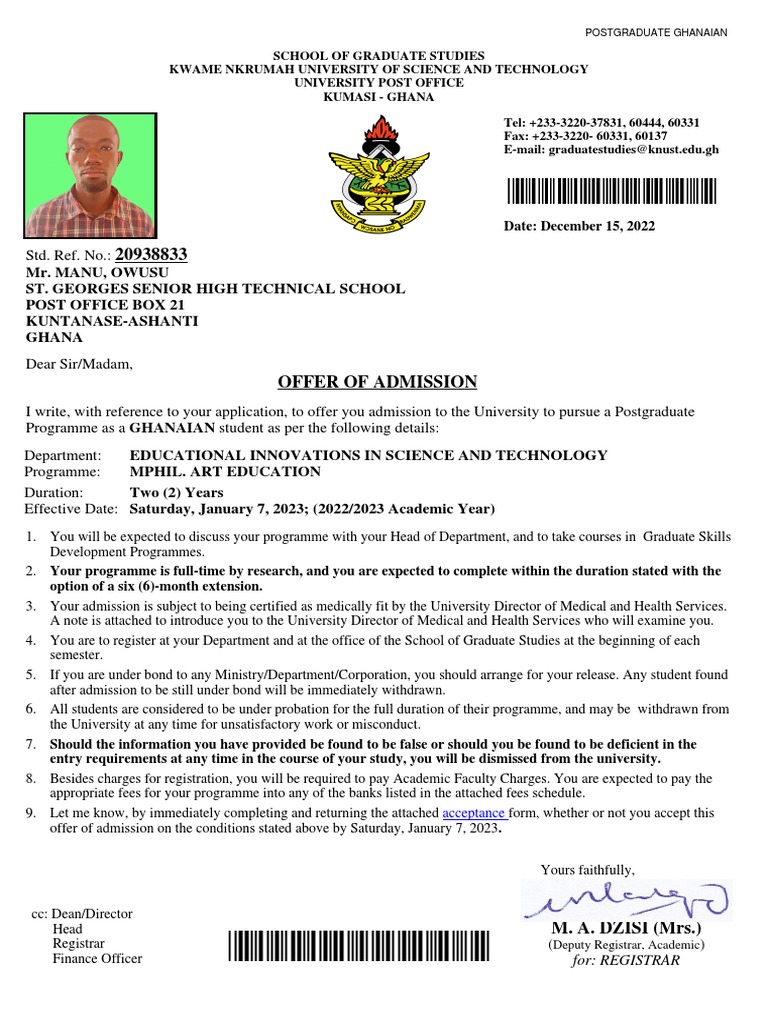 provisional-admission-letter-pdf-postgraduate-education-ghana