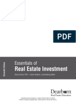 Essentials Of: Real Estate Investment