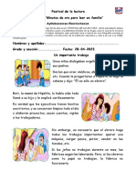 Festival de La Lectura "Minutos de Oro para Leer en Familia"