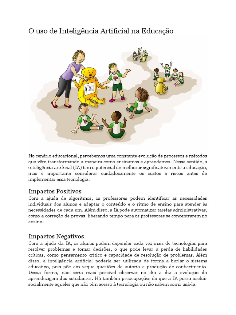 Impactos da IA na Educação | PDF