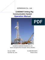 NYT ZJ40DBST Drilling Rig Communication System Operation Manual