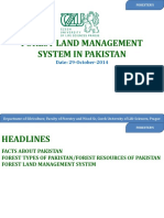 Forest Land Management System in Pakistan: Date: 29-October-2014