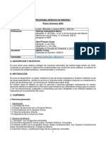 Programa Derecho de Minería USACH - Primer Semestre 2023