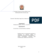 Medições de tensão e corrente em circuitos série e paralelo