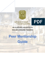 GUIDE FOR MENTORS AND MENTEES