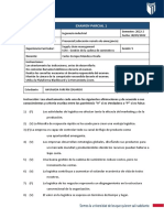 Examen parcial de Supply chain management