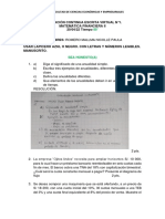 Evaluación Continua Escrita Virtual #1 Mate Fi Ii