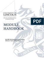 Handbook: ACC9011M Finance and Accounting 2022-23, Term 2 (Feb Cohort)