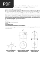 Skirt Support Design for Vertical Vessels | PDF | Bending | Stress ...