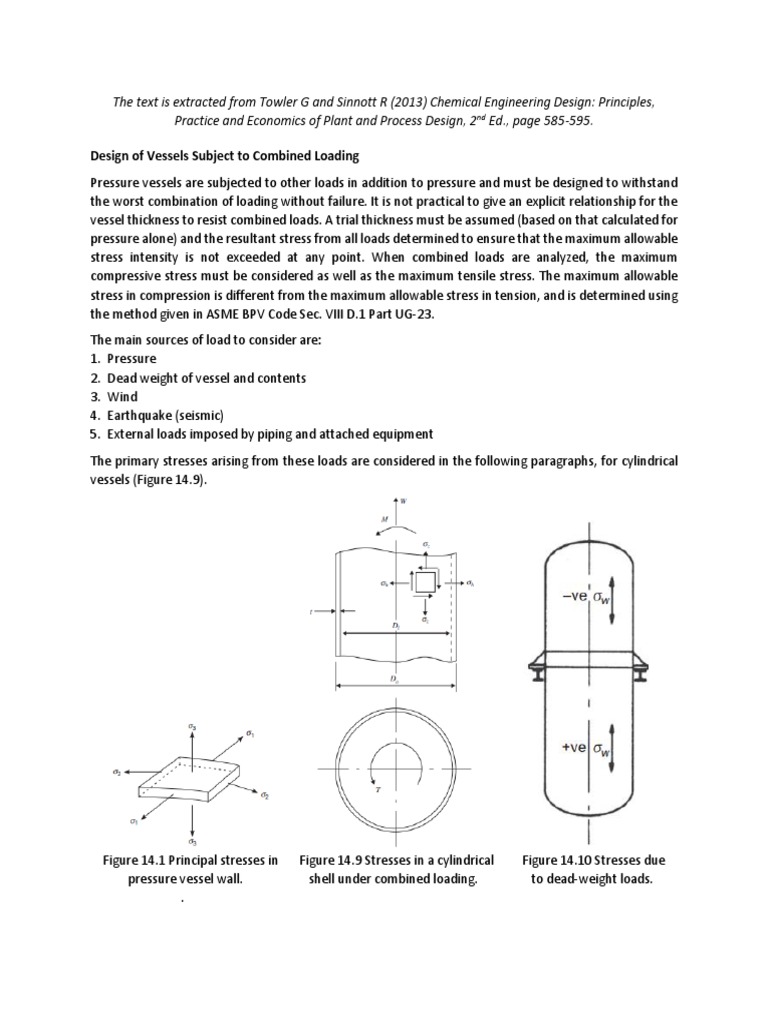Stress Analysis for Rectification Columns | PDF | Buckling | Stress ...