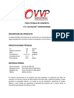 FICHA TECNICA DE CONCRETO 210 Convencional VVP 2022