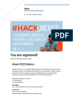 #Hack 2022 México - Review Registration - Event Registration Tool