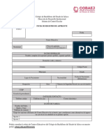 Ficha de Registro de Aspirante 2023