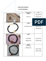 Catálogo Brazaletes Acero Inoxidable