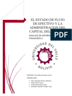 Flujo de Efectivo y Adm. de Capital de Trabajo