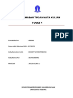 Buku Jawaban Tugas Mata Kuliah Tugas 1: Nama Mahasiswa: Arsono