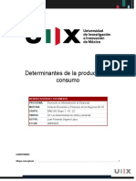 Determinantes de La Producción y Consumo: Contenido