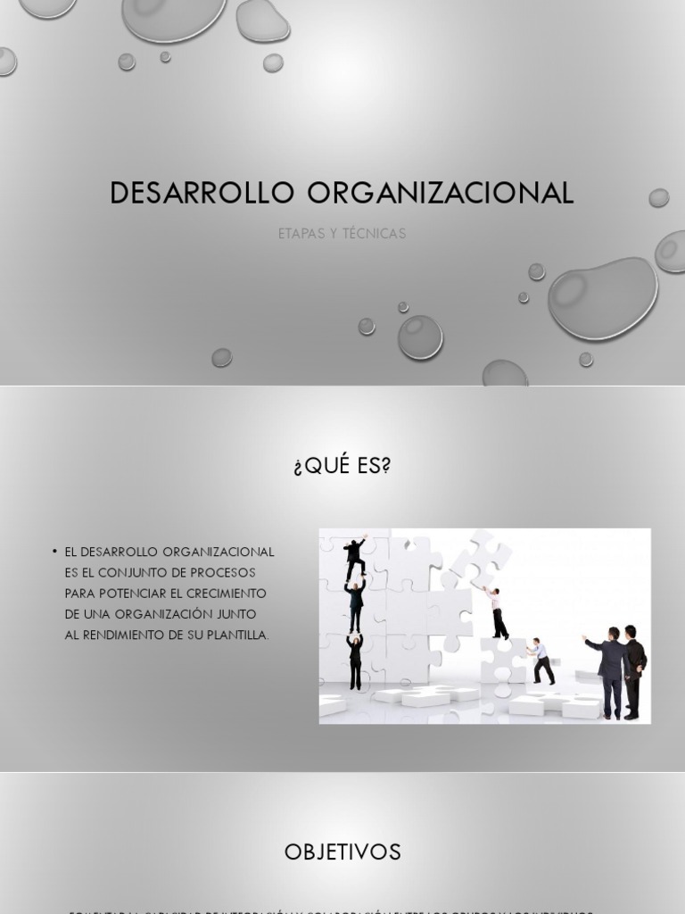 Etapas y Técnicas del Desarrollo Organizacional | PDF | Gestión de ...