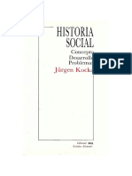 Historia Social. Concepto Desarrollo Kocka