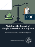 Federal Sentencings and Impact of Prior Marijuana Possession