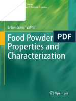 Food Powders Properties and Characterization: Ertan Ermiş Editor