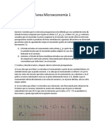 Tarea Microeconomía 1