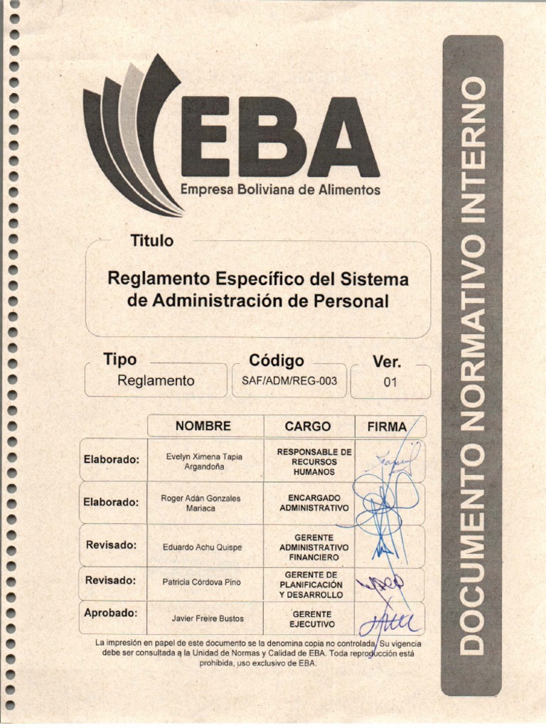 004 saf adm reg 003 reglamento especifico del sistema de