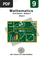 Math 9 Q1 W6