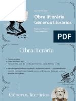 Obra Literária e Gêneros Literários (1)