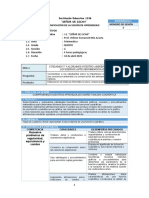 Eda 1 Propósito Producto: Planificación de La Sesión de Aprendizaje 1. Datos Informativos Número de Sesión 3